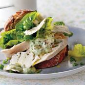 The Healthy Chicken Sandwich with a Caesar Twist