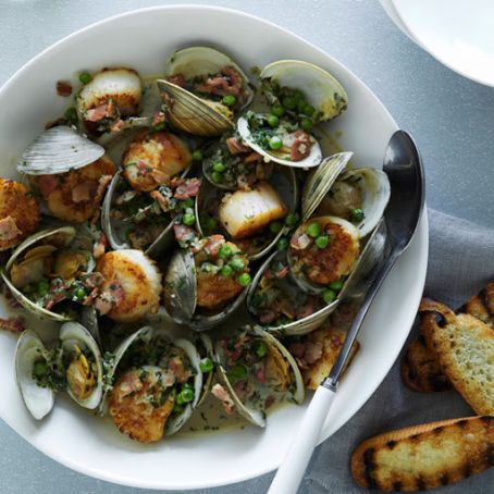 Smoky Shellfish Stew with Herbs