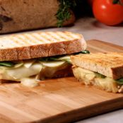 Apple, Brie, and Arugula Panini