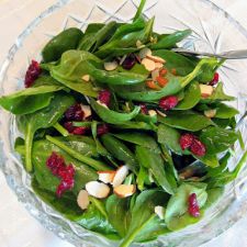 Spinach Salad with Orange Balsamic Vinaigrette