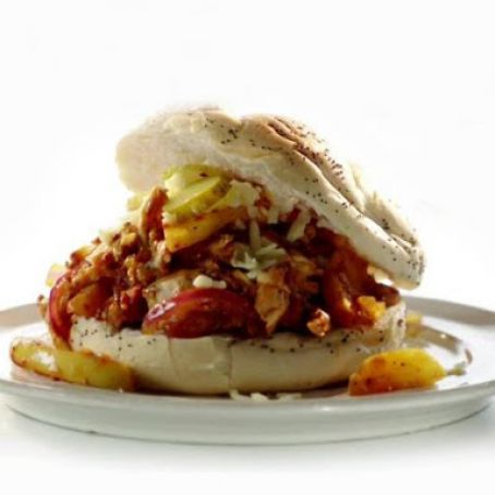 Adirondack Bacon BBQ Chicken, Apples and Onions