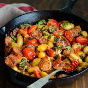 Recipe: Gnocchi Skillet with Chicken Sausage & Tomatoes