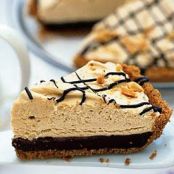 Black-Bottom Peanut Butter Mousse Pie