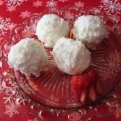 Strawberry Summer Snowballs