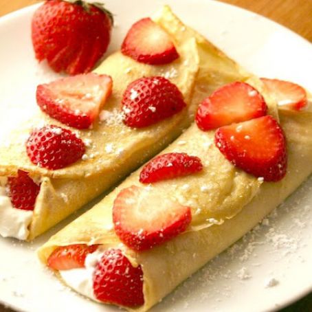 Strawberry Cheesecake Crepes