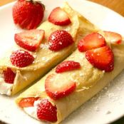 Strawberry Cheesecake Crepes