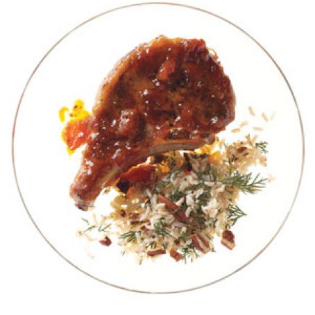 Apricot-Glazed Pork Chops