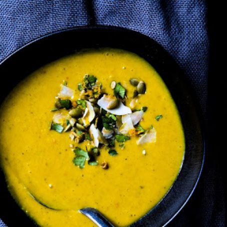 Curried Butternut Squash Soup