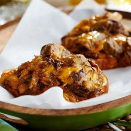 Open-Faced Pot Roast Sandwich