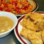 POLLO CANTONES CON SALSA DE LIMON