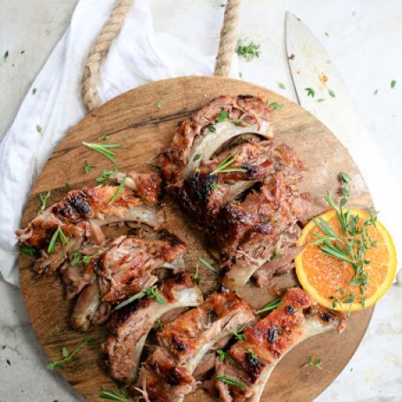 PORK - Citrus Herb Glazed Ribs