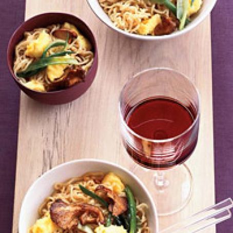 Stir-Fried Noodles with Chanterelles
