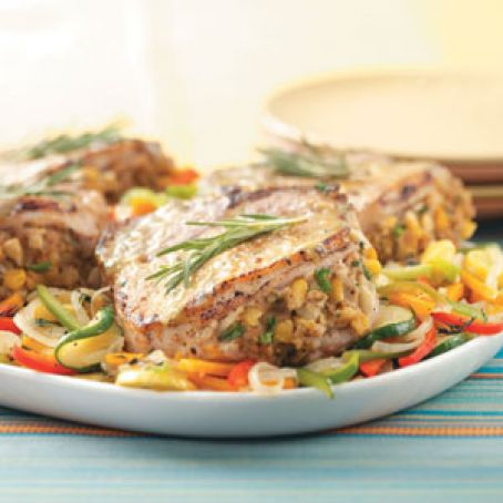 Stuffed Iowa Chops Recipe