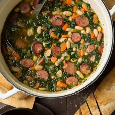 Kale White Bean and Sausage Soup