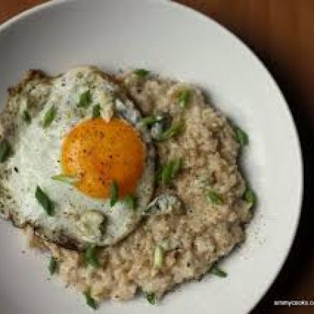 Apple-Cinnamon Oatmeal with an Egg Boost
