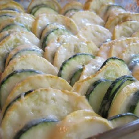 Parmesan Squash Bake