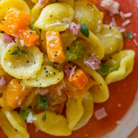 Butternut Squash and Pancetta Orecchiette