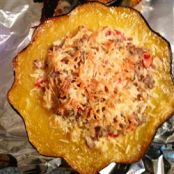 Squasage (Sausage-stuffed Squash)