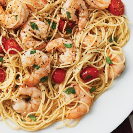 Lemon Pepper Shrimp Scampi