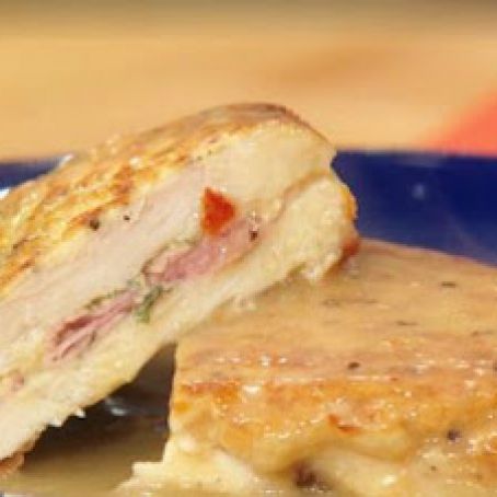 Monte Cristo Stuffed Chicken Cutlets