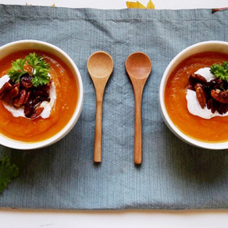 Butternut Squash and Apple Bisque