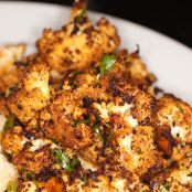Roasted Cauliflower with Red Chile, Lime, & Cilantro
