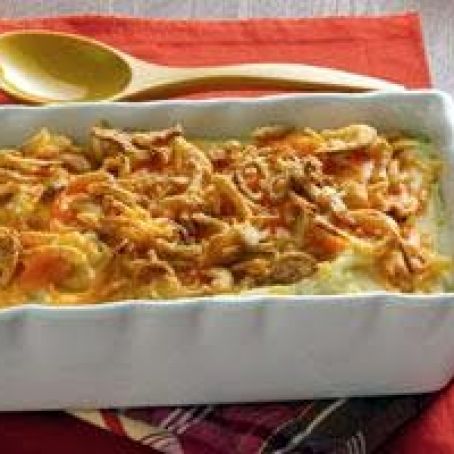 Crunchy Onion Potato Bake