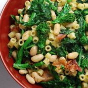 VEG****Pasta with Broccoli Rabe, Pancetta and Cannelini Beans (Emeril)