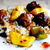 Meatballs with Peppers and Pineapple