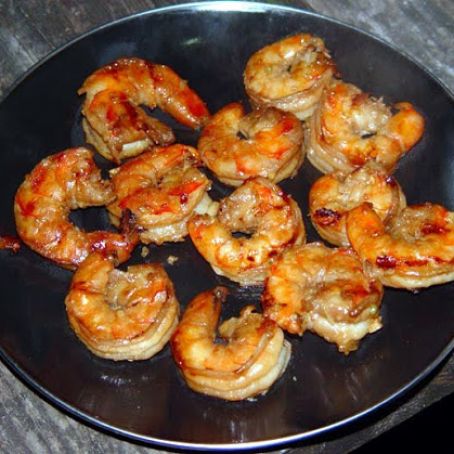 LANGOSTINOS RELLENOS DE PATE DE SALMON Y AROMA TERIYAKI