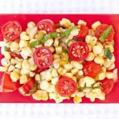 Grilled Corn & Tomato Salad