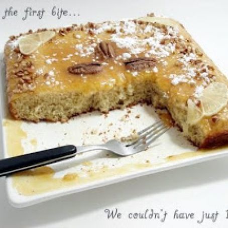 Warm Lowfat Summer Cake