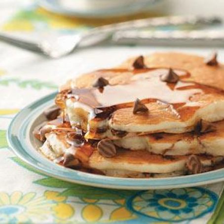 Banana Chip Pancakes