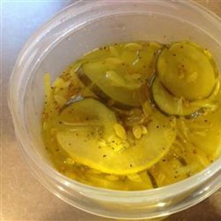 Microwave Bread and Butter Pickles