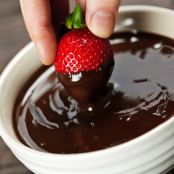Healthy Chocolate for Chocolate Covered Strawberries