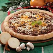 String Cheese Stuffed-Crust Pizza Recipe