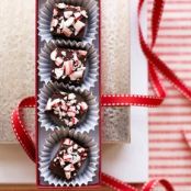 Candy Cane Chocolate Fudge