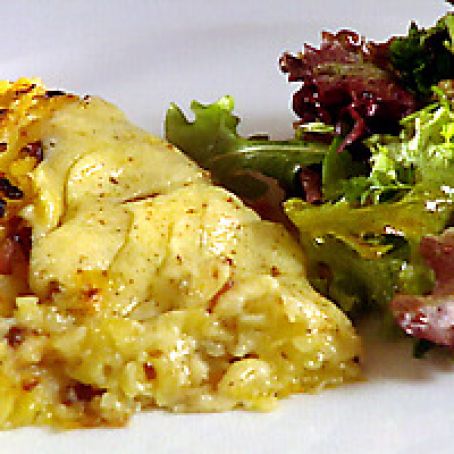 Rosti with Bacon, Mushrooms and Onions