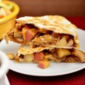 BBQ Chicken, Apple, Bacon, Cheddar Quesadillas