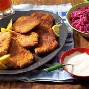 Pork Schnitzel with Dill Sauce Recipe