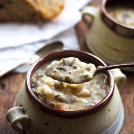 Crockpot Chicken Wild Rice Soup