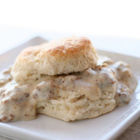 DUCK-Duck Confit Biscuits and Gravy