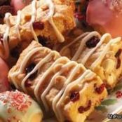 Mistletoe Cookie Bars