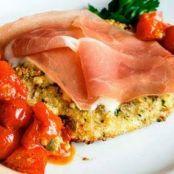 Crispy Chicken Cutlets With Tallegio Cheese And Prosciutto
