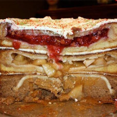 The Cherpumple Monster Pie Cake