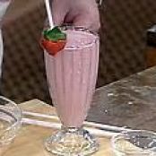 Fresh Strawberry Milkshakes