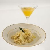 Crab and Brie Casserole with Wild Mushroom Crumb Topping