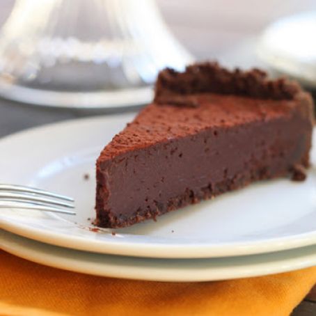 Dark Chocolate Truffle Tart
