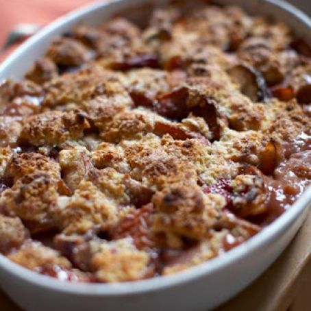 Bourbon Peach Cobbler
