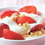 Healthified Vanilla Strawberry Fool